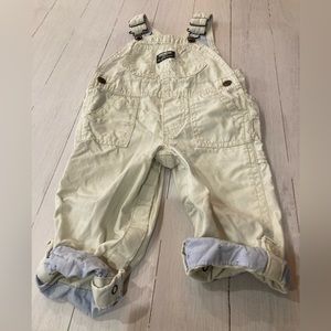 Oshkosh Khaki Overalls, 18 months